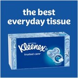 Kleenex Trusted Care Everyday Facial Tissues, Flat Box, 160 CT, thumbnail image 3 of 5