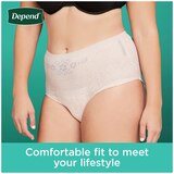 Depend FIT-FLEX Incontinence Underwear for Women Maximum Absorbency, thumbnail image 4 of 8