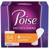 Poise Microliners, Incontinence Panty Liners Lightest Absorbency, thumbnail image 1 of 7