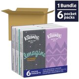 Kleenex On-the-Go Facial Tissues, 3-Ply, 10 Tissues per Box, thumbnail image 2 of 7