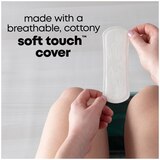 U by Kotex Lightdays Panty Liners, Regular, Unscented, 129 Count, thumbnail image 3 of 9