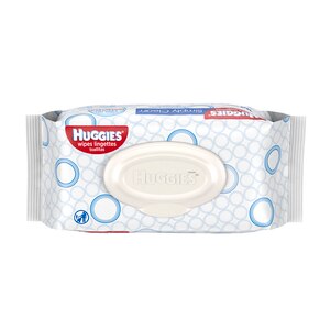 HUGGIES Simply Clean Fragrance-free Baby Wipes, Soft Pack 64 CT