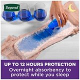 Depend Night Defense Incontinence Underwear for Women Overnight, thumbnail image 3 of 9