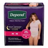 Depend Night Defense Incontinence Underwear for Women Overnight, thumbnail image 2 of 9
