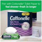 Cottonelle GentlePlus Flushable Wet Wipes with Aloe & Vitamin E, Adult Wet Wipes, 2 Flip-Top Packs, 42 Wipes per Pack (84 Total Flushable Wipes), thumbnail image 2 of 11