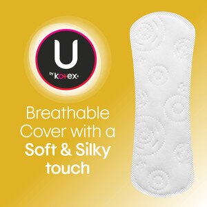 U By Kotex Lightdays Panty Liners Long Unscented 96 Count Cvs Pharmacy