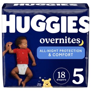 Huggies Overnites Diapers, Size 5, 18 Ct , CVS