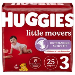 Huggies Little Movers Diapers, Size 3, 25 Ct , CVS