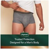 Depend Real Fit for Men Incontinence Briefs Maximum Absorbency, thumbnail image 4 of 8