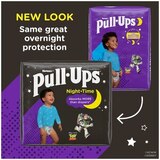 Huggies Pull-Ups Night Time Boys' Training Pants, 3T-4T, 18 CT, thumbnail image 2 of 8