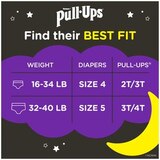 Huggies Pull-Ups Night Time Boys' Training Pants, 3T-4T, 18 CT, thumbnail image 5 of 8