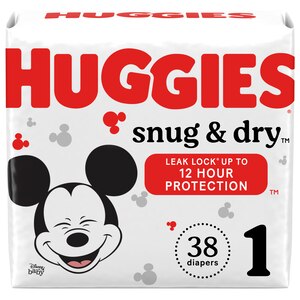 Huggies Snug & Dry - Pañales, talla 1, 38 u. - CVS Pharmacy