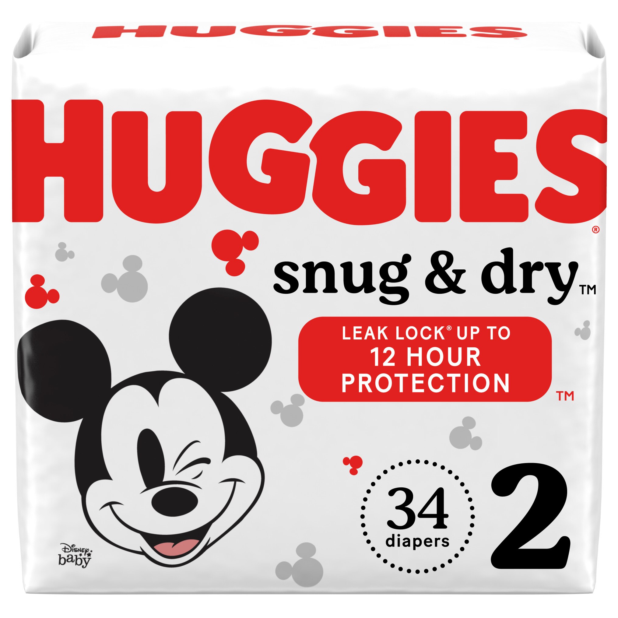 Huggies Snug & Dry Diapers, Size 2, 34 Ct , CVS
