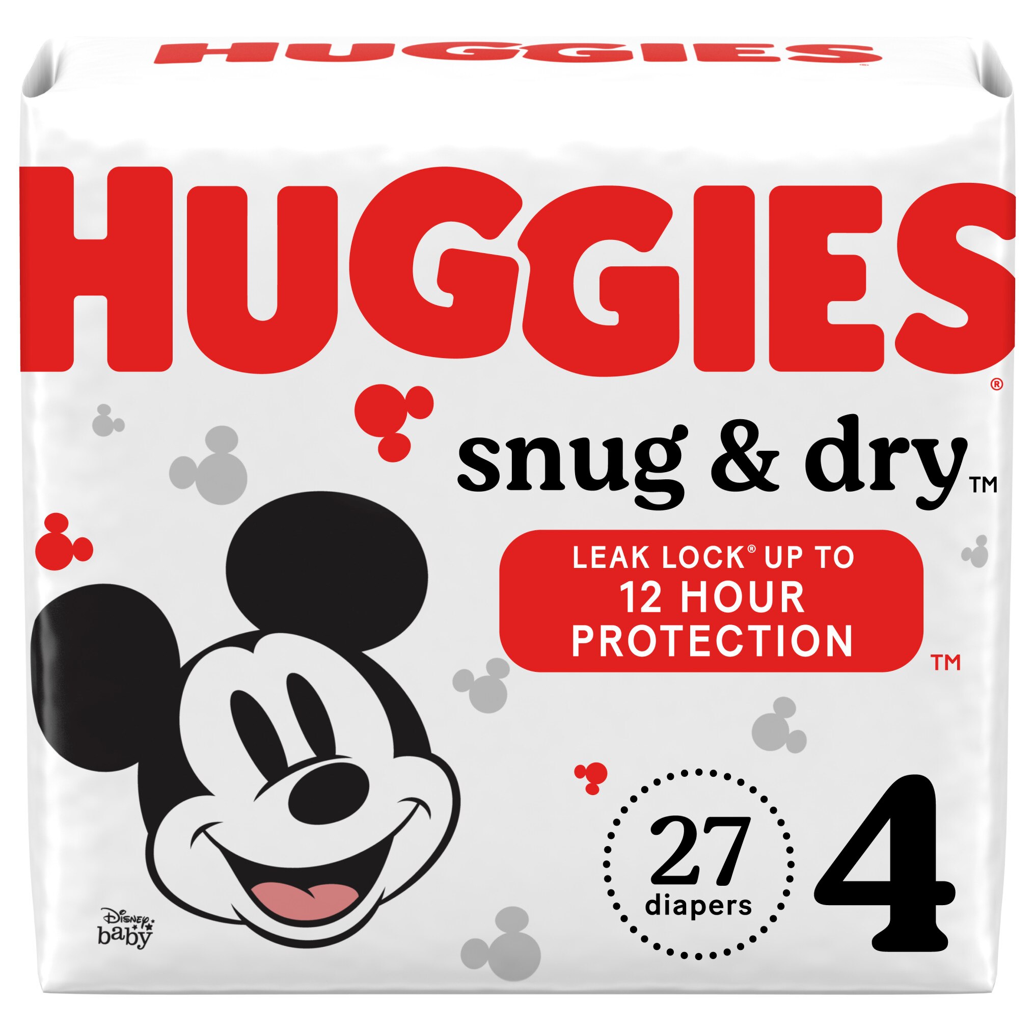 Huggies Snug & Dry Diapers, Size 4, 27 Ct , CVS