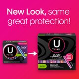 U by Kotex Click Compact Tampons, Unscented, Super, thumbnail image 3 of 8