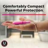 U by Kotex Click Compact Tampons, Unscented, Regular, thumbnail image 5 of 8