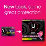 U by Kotex Click Compact Tampons, Multipack, Regular/Super Absorbency, Unscented, 45 Count, thumbnail image 3 of 8