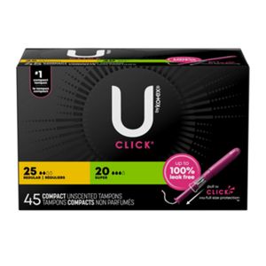 U By Kotex Click Compact Tampons Multipack Regular Super Absorbency Unscented 45 Count Cvs Pharmacy U By Kotex Click Compact Tampons Multipack Regular Super Absorbency Unscented 45 Count Cvs Pharmacy