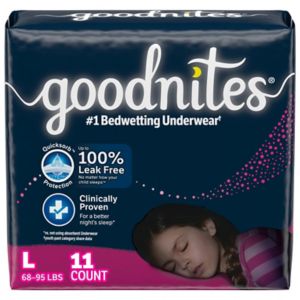 Goodnites Bedtime Bedwetting Underwear, Small/Medium, 14 Count