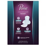 Poise Ultra Thin Incontinence Pads for Women with Wings Postpartum Pads for Bladder Leaks, thumbnail image 2 of 5