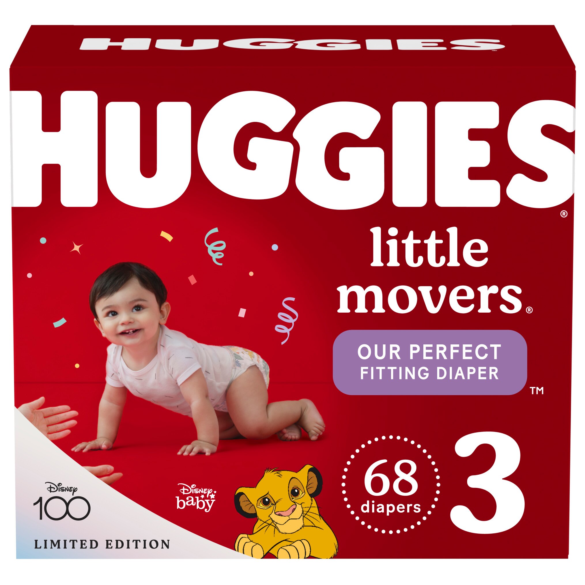 Huggies Little Movers Baby Diapers, Size 3, 68 Ct , CVS