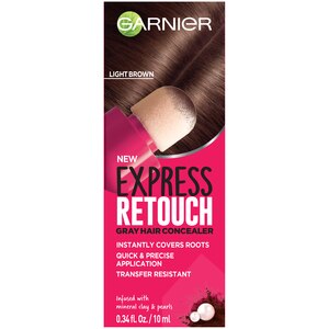 Garnier Express Retouch Gray Hair Concealer, Instant Gray Coverage