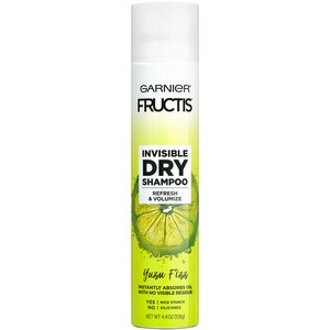 Garnier Fructis Invisible Dry Shampoo, Yuzu Fizz, No Visible Residue, 4.4 OZ