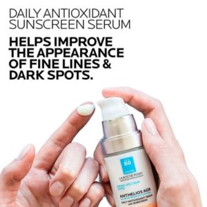La Roche-Posay Anthelios AOX Antioxidant Face Serum Sunscreen, SPF (FSA Eligible) - CVS Pharmacy