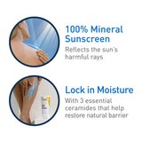 CeraVe Hydrating Sunscreen Lotion, Mineral Body Sunscreen, 5 OZ, thumbnail image 5 of 9