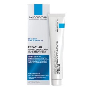 La Roche-Posay Effaclar Adapalene Gel 0.1% - Tratamiento para el acné con retinoides, uso tópico, 1.6 oz