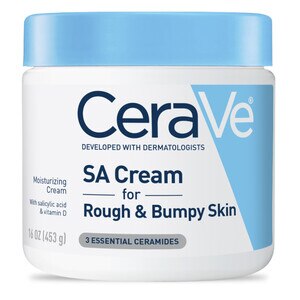 CeraVe Renewing SA Cream - Crema para piel extremadamente seca, áspera e irregular, 16 oz