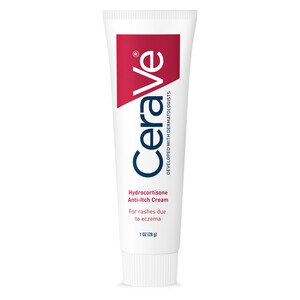 CeraVe Hydrocortisone Anti-Itch Cream, Dry Skin & Eczema, 1 OZ