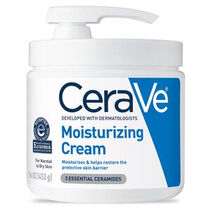 CeraVe Moisturizing Cream With Pump, Body & Face Moisturizer, 16 Oz , CVS