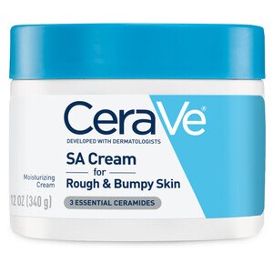 CeraVe Renewing SA Cream - Crema para piel extremadamente seca, áspera e irregular, 12 oz