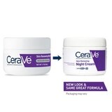 CeraVe Skin Renewing Nighttime Face Cream; Normal to Dry Skin with Niacinamide, Peptides & Hyaluronic Acid, 1.7 OZ, thumbnail image 2 of 13