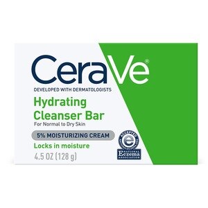 CeraVe Hydrating Cleansing Bar Soap, Face And Body Wash - 4.5 Oz , CVS