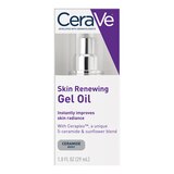 CeraVe Skin Renewing Gel Oil Face Moisturizer with Ceramides, 1 OZ, thumbnail image 3 of 9