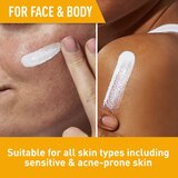 CeraVe Hydrating Sheer Sunscreen SPF 30 for Face and Body, Mineral & Chemical Sunscreen with Hyaluronic Acid, Niacinamides and Zinc Oxide, 3 oz, thumbnail image 3 of 13