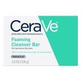 CeraVe Foaming Cleanser Bar for Oily Skin, 4.5 OZ, thumbnail image 1 of 9