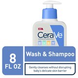 CeraVe Baby Wash and Shampoo, Gently Cleanses Baby's Skin, thumbnail image 3 of 9