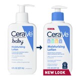 CeraVe Baby Moisturizing Cream Lotion, Moisturizes and Protects Skin, thumbnail image 3 of 10
