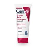 Cerave Eczema Relief Creamy Oil, Lightweight Body Moisturizing Lotion for Eczema Skin with Colloidal Oatmeal, 3.4 oz, thumbnail image 1 of 12