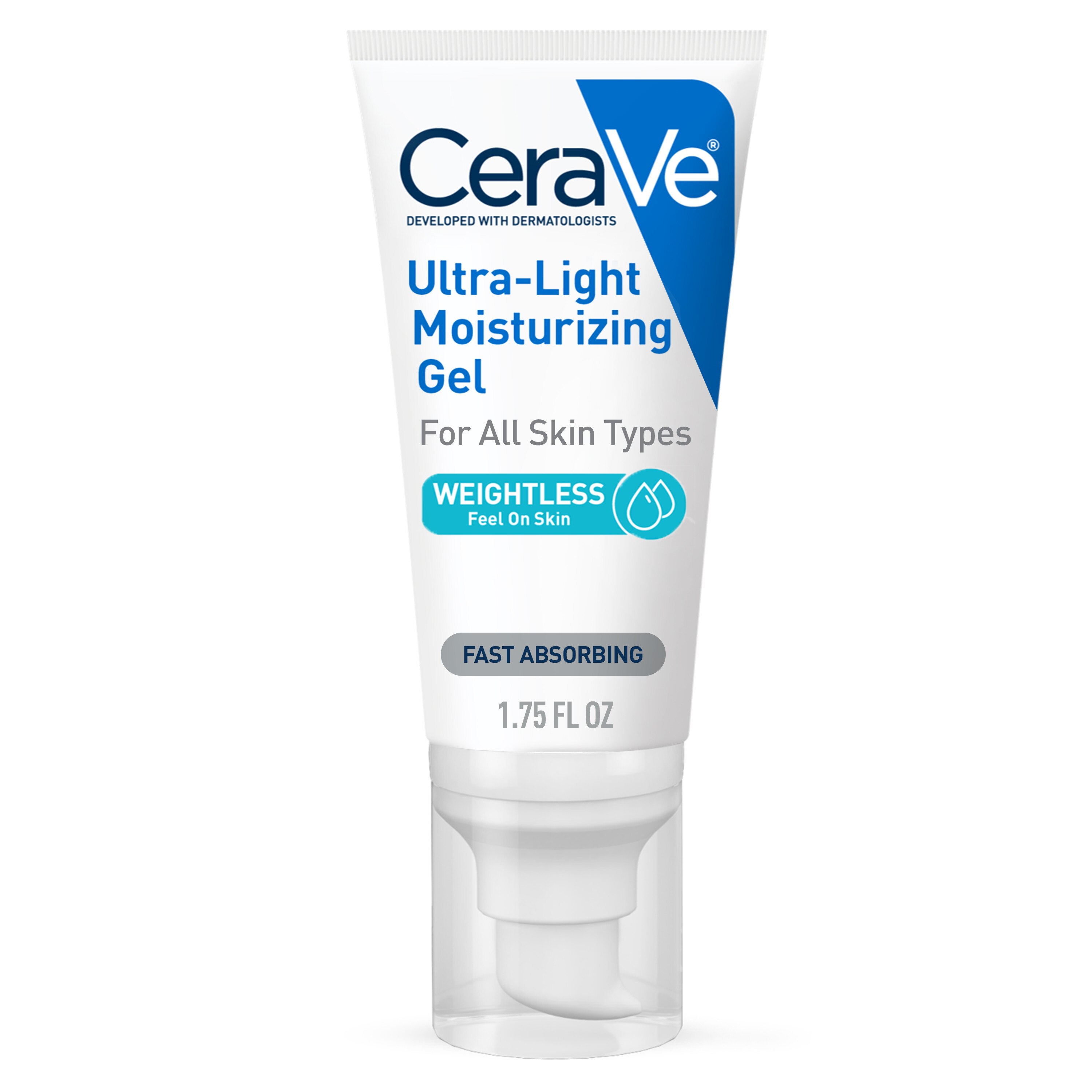 CeraVe Ultra-Light Moisturizing Facial Gel With Niacinamide And Hyaluronic Acid For All Skin Types, 1.75 Oz - 1.7 Oz , CVS