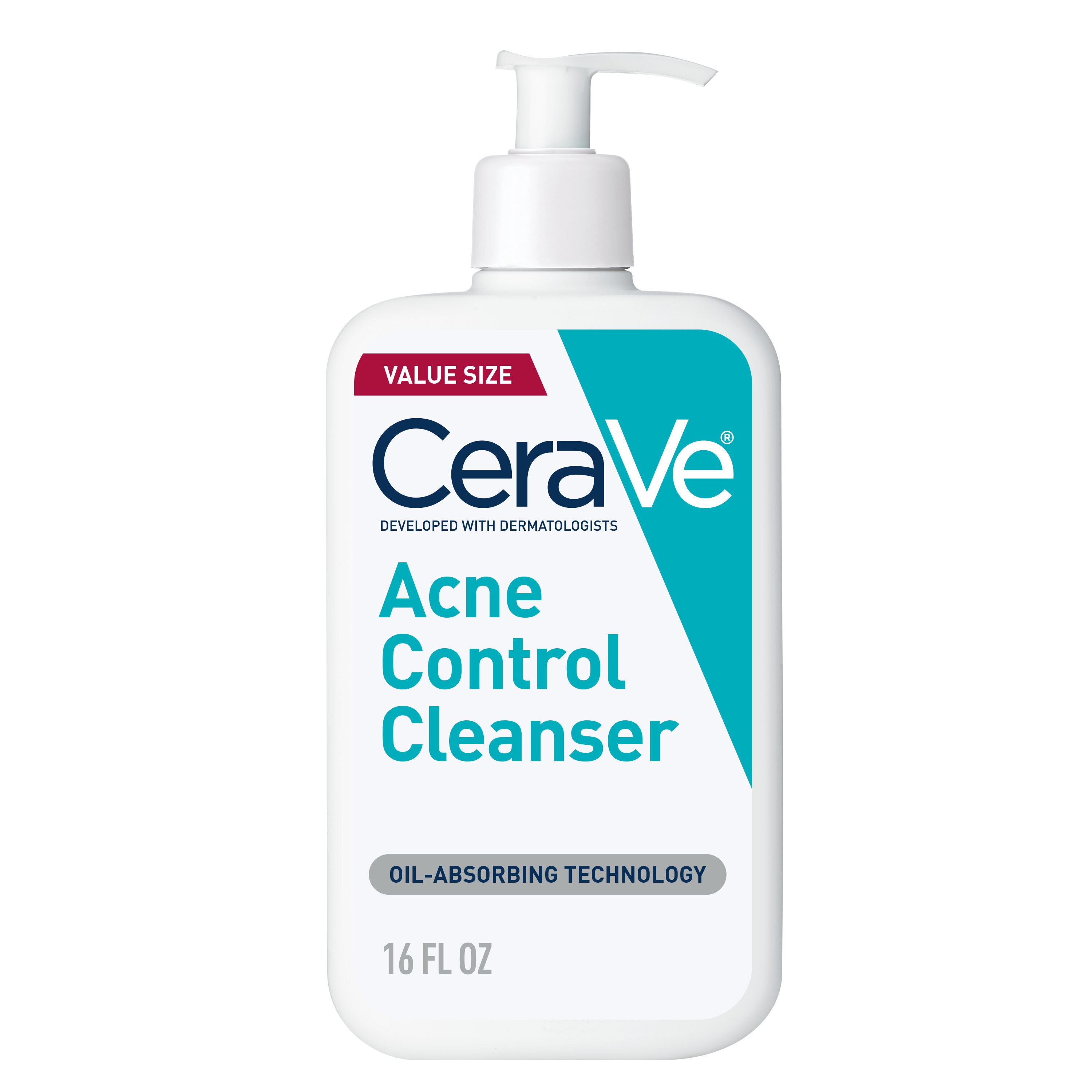 CeraVe Acne Control Face Cleanser With 2% Salicylic Acid & Purifying Clay For Oily Skin, 16 Oz , CVS