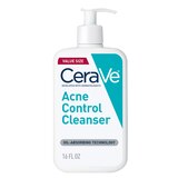 CeraVe Acne Control Face Cleanser with 2% Salicylic Acid & Purifying Clay for Oily Skin, 16 oz, thumbnail image 1 of 9
