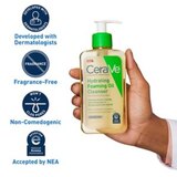 CeraVe Hydrating Foaming Oil Cleanser Wash for Dry to Very Dry Skin for Face and Body, 16 oz, thumbnail image 4 of 11