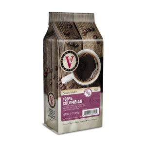  Victor Allen's 100% Colombian Ground Coffee, Medium Roast, 12 OZ 