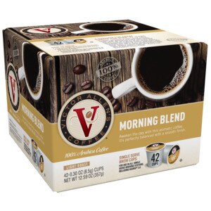 Victor Allen's Morning Blend Coffee, Light Roast, Single Serve Brew Cups, 42 Ct , CVS