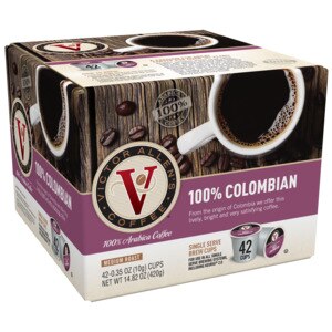 Victor Allen's 100% Colombian Coffee, Medium Roast, Single Serve Brew Cups, 42 Ct , CVS