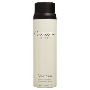 Calvin Klein Obsession - Spray corporal para hombres, 5.4 oz